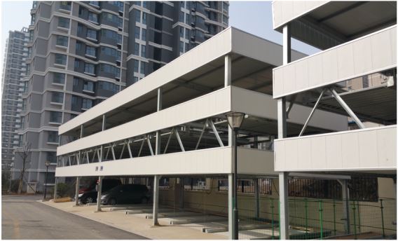 青島晶城小區立體車庫案例